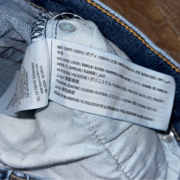 Abercrombie & Fitch Men’s 28x30 Straight Leg Jeans Kennan Straight Blue - Picture 6 of 11